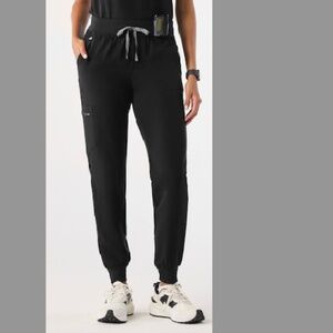 Figs Black Zamora Jogger Scrub Pants XSP